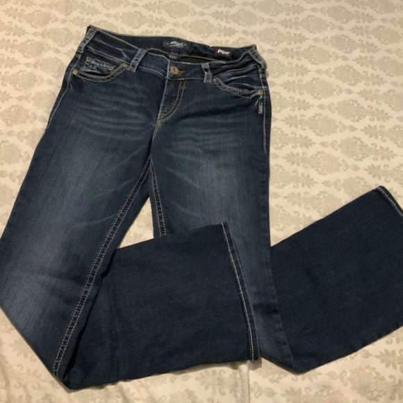 Silver Suki Mid Boot Super Stretch Jean - Picture 2 of 7